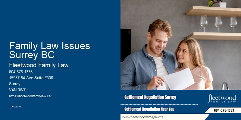 Family Law Issues Surrey BC BC Child Support Specialist