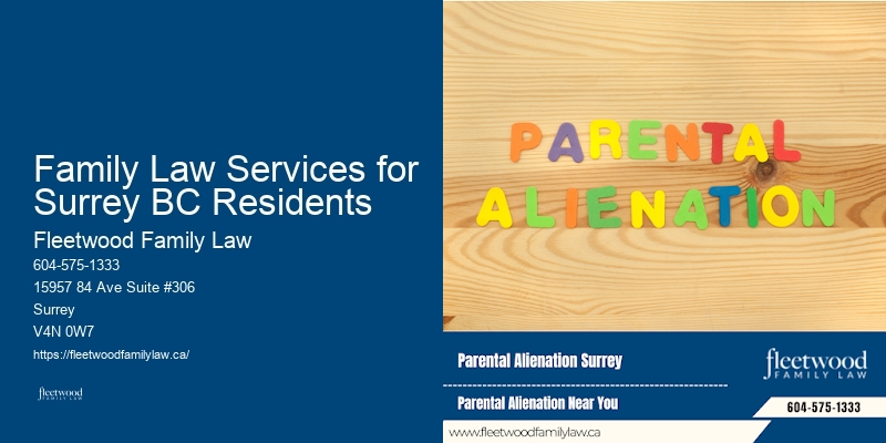 Family asset division attorney Family Law Services for Surrey BC Residents BC