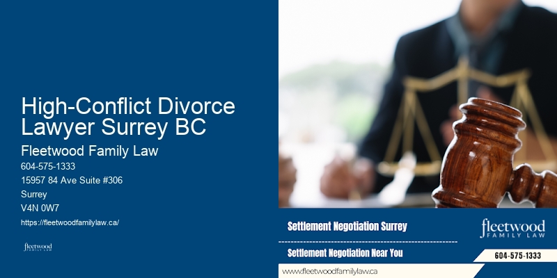 Child Custody Attorney in High-Conflict Divorce Lawyer Surrey BC BC