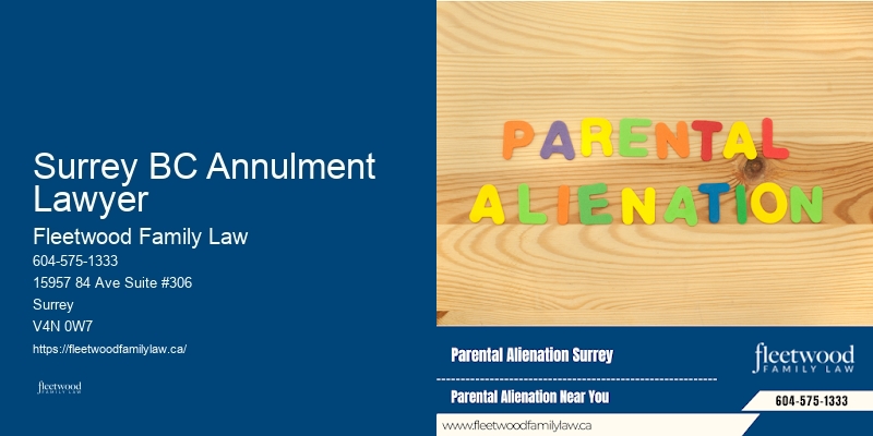 Family Law Referrals Surrey BC Annulment Lawyer BC