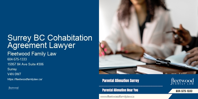 Surrey BC Cohabitation Agreement Lawyer BC Family Law Consultants