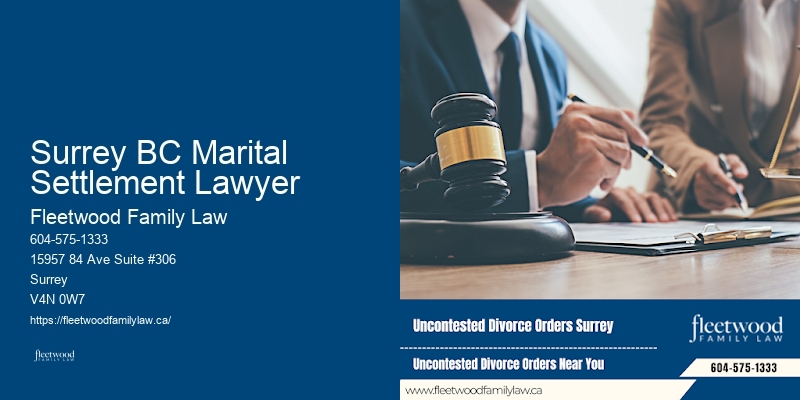Surrey BC Marital Settlement Lawyer BC Family Legal Representation