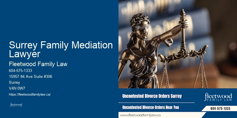 Surrey Family Mediation Lawyer BC Marriage Agreement Lawyer
