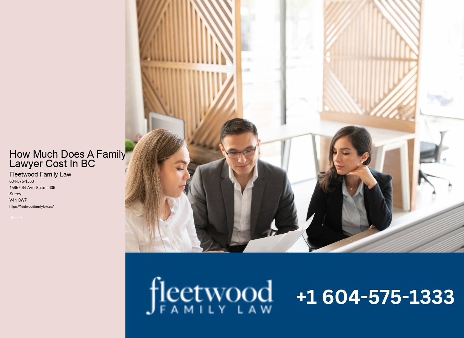 Free BC family law consultation