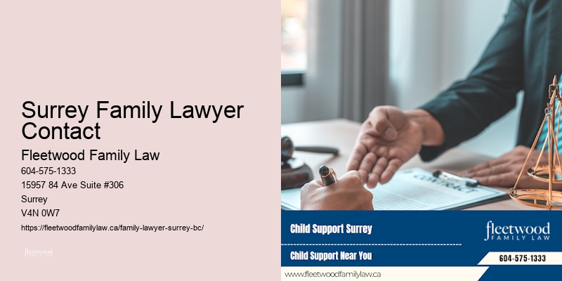 Surrey Family Lawyer Contact