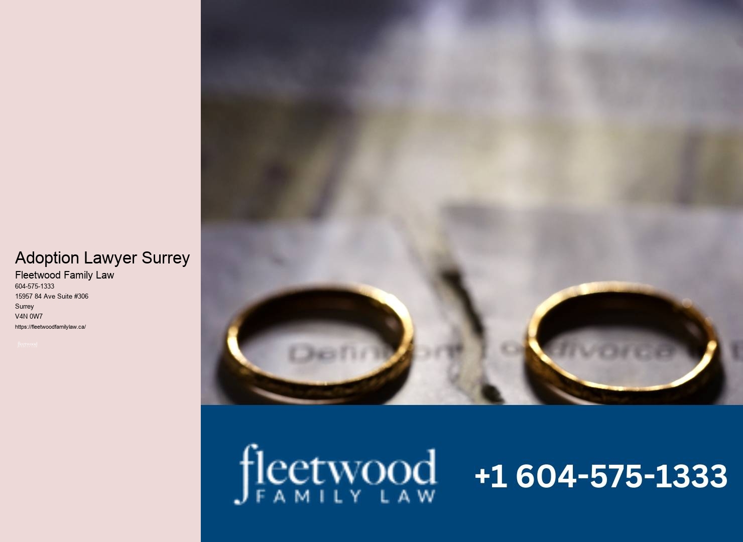 Adoption Lawyer Surrey Parental Rights Lawyer