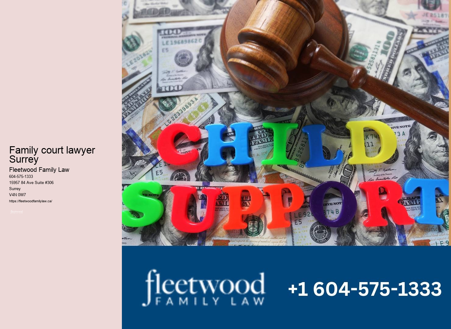 Family court lawyer Surrey Guardianship Rights