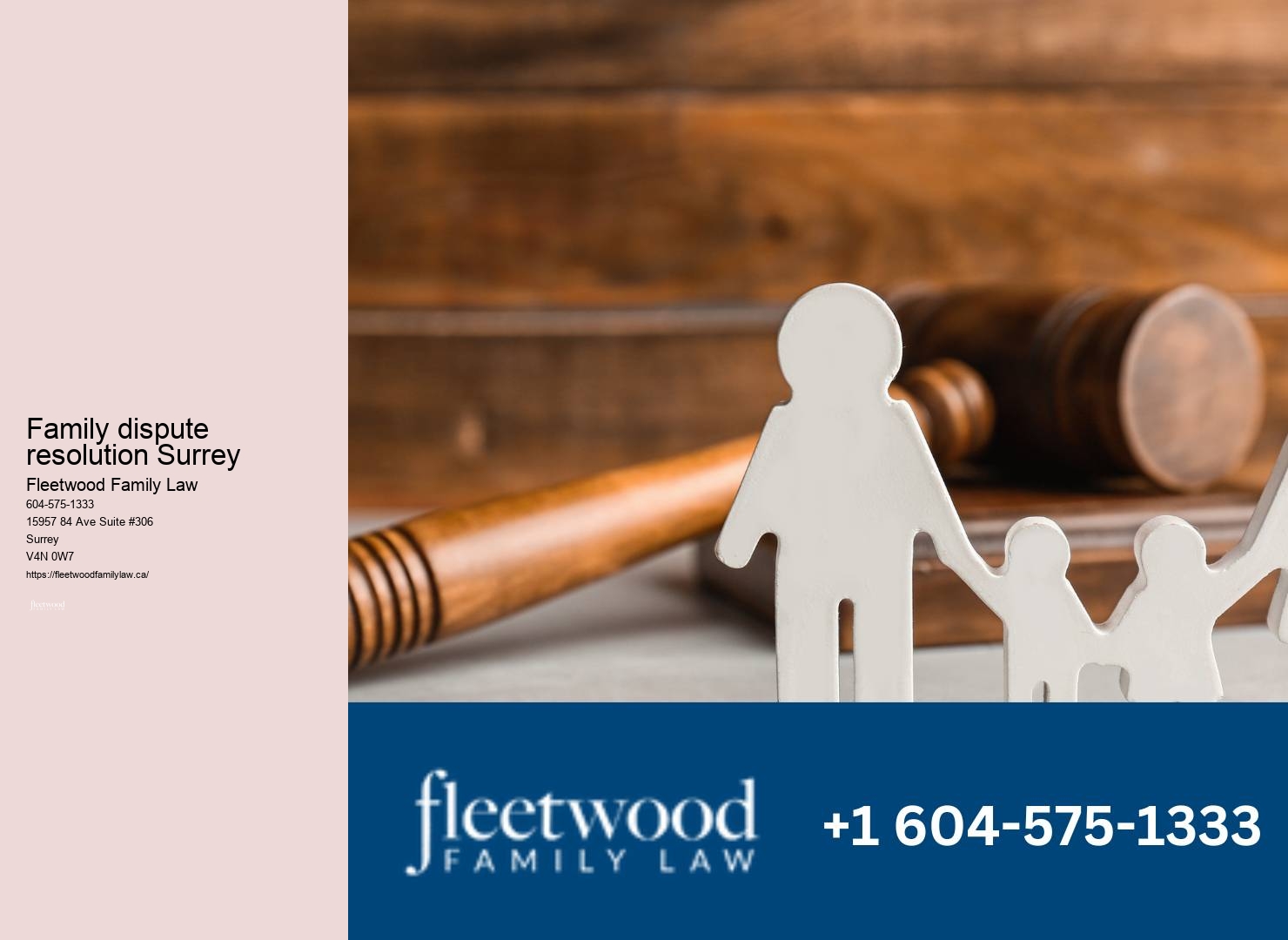 Family dispute resolution Surrey Divorce Legal Representation