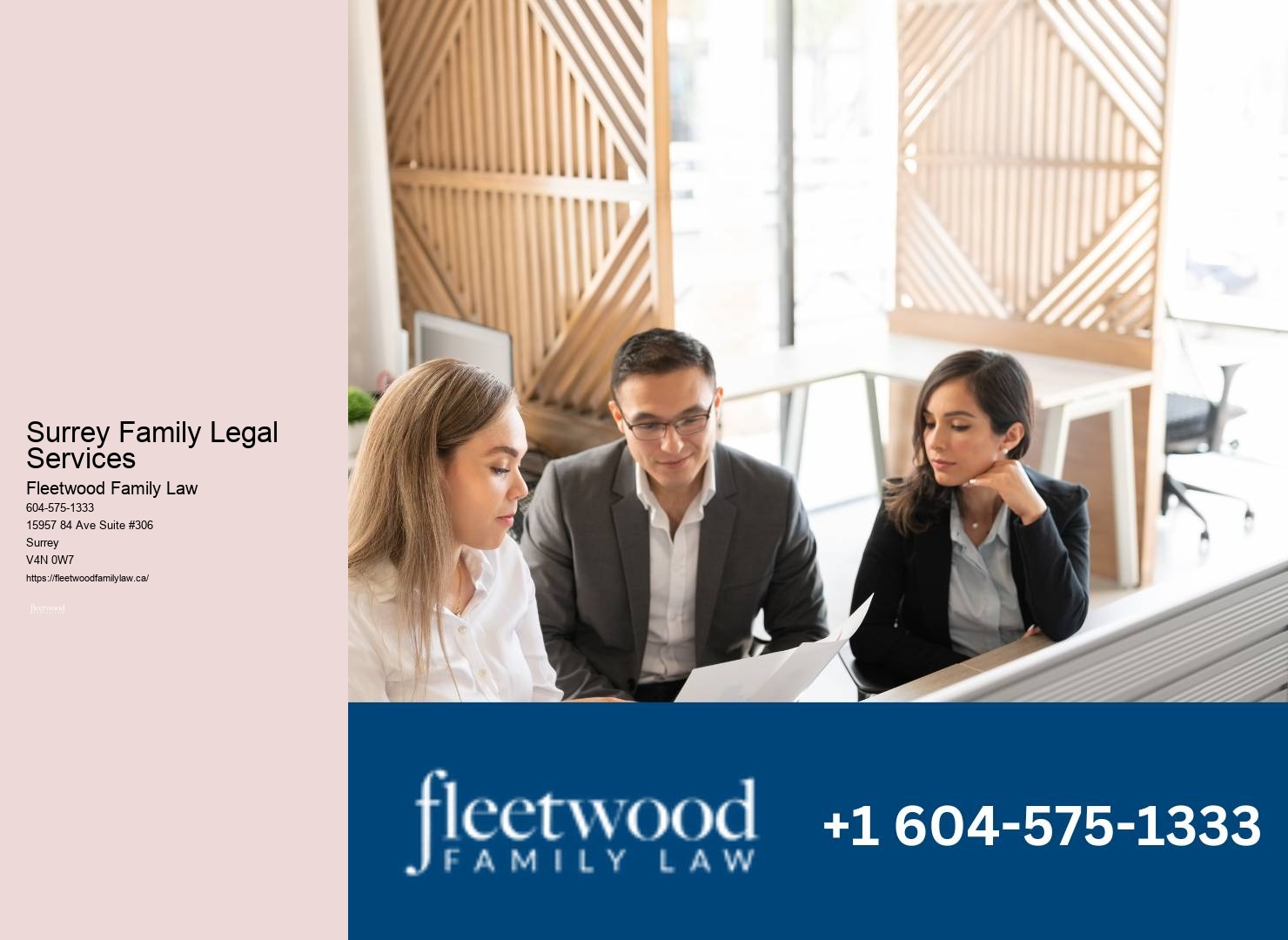 Family law and custody Surrey Family Legal Services