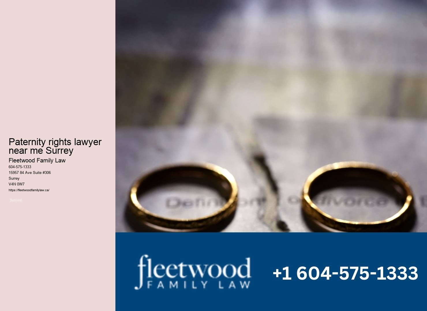 Paternity rights lawyer near me Surrey parental rights legal advice