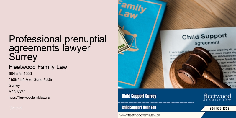 Professional prenuptial agreements lawyer Surrey