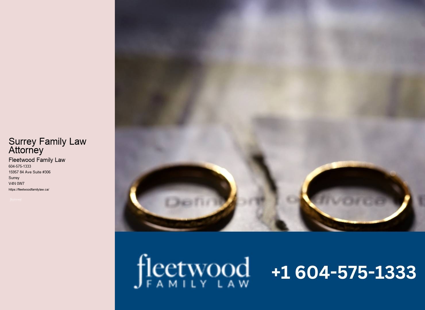 Family dispute resolution Surrey Family Law Attorney