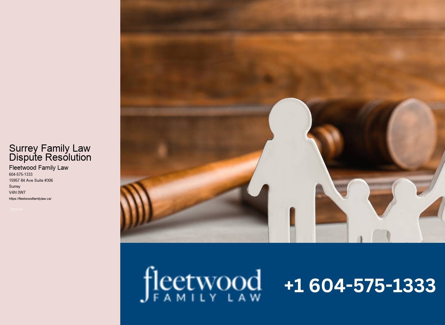 Family Law Expert Surrey Family Law Dispute Resolution
