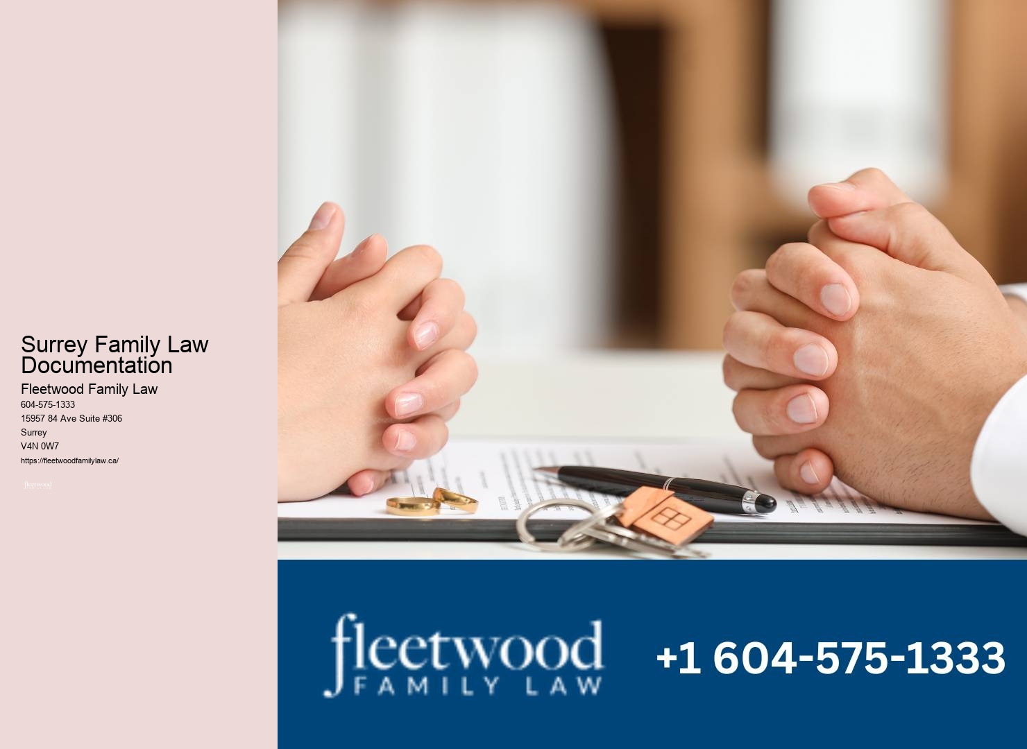 Surrey Family Law Documentation Divorce Attorney