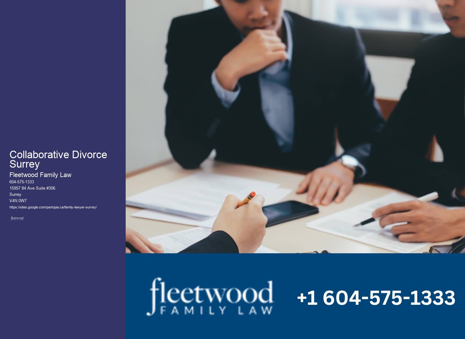 Divorce lawyer consultation Collaborative Divorce Surrey