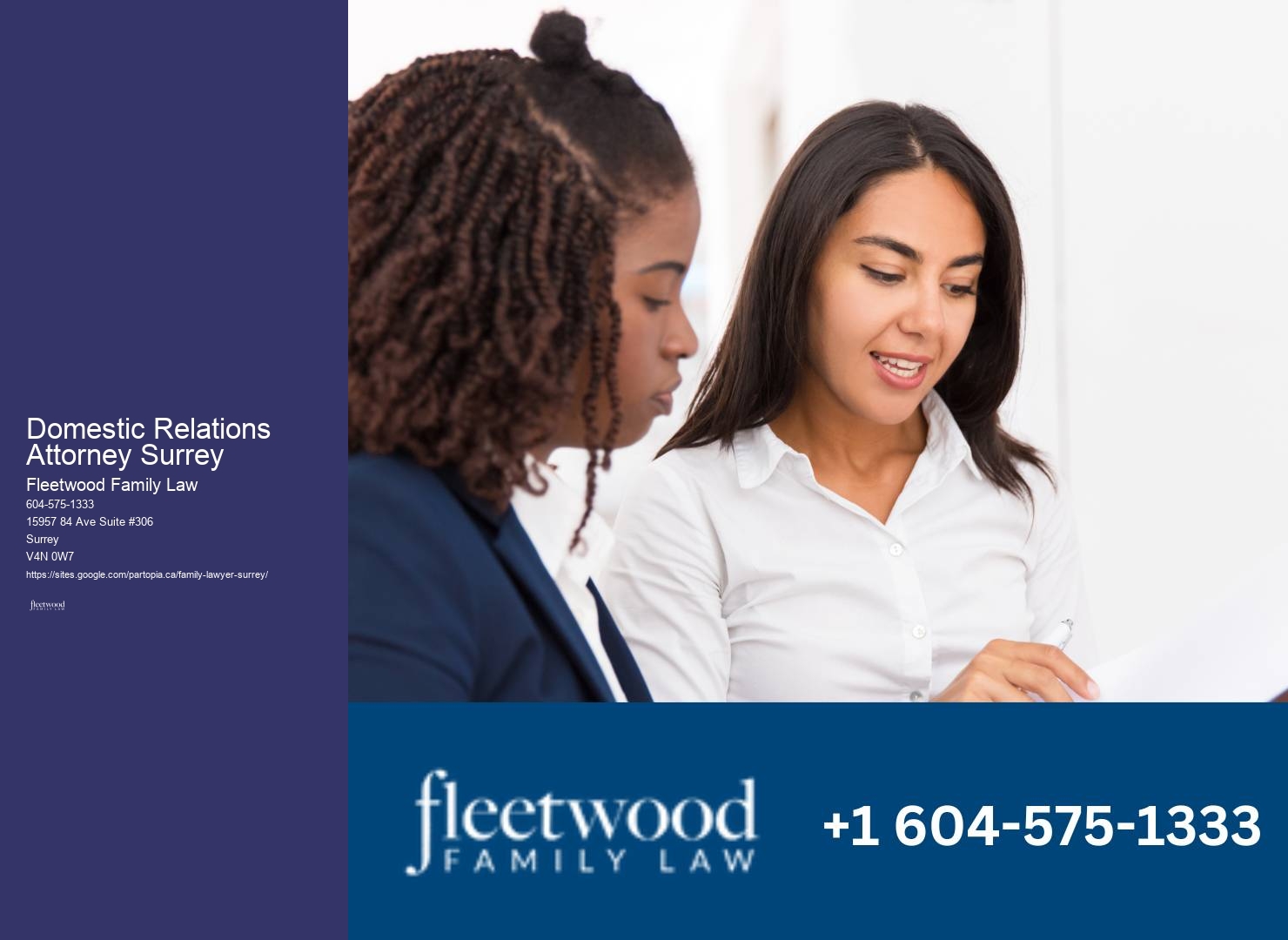 Trusted family law specialist Domestic Relations Attorney Surrey