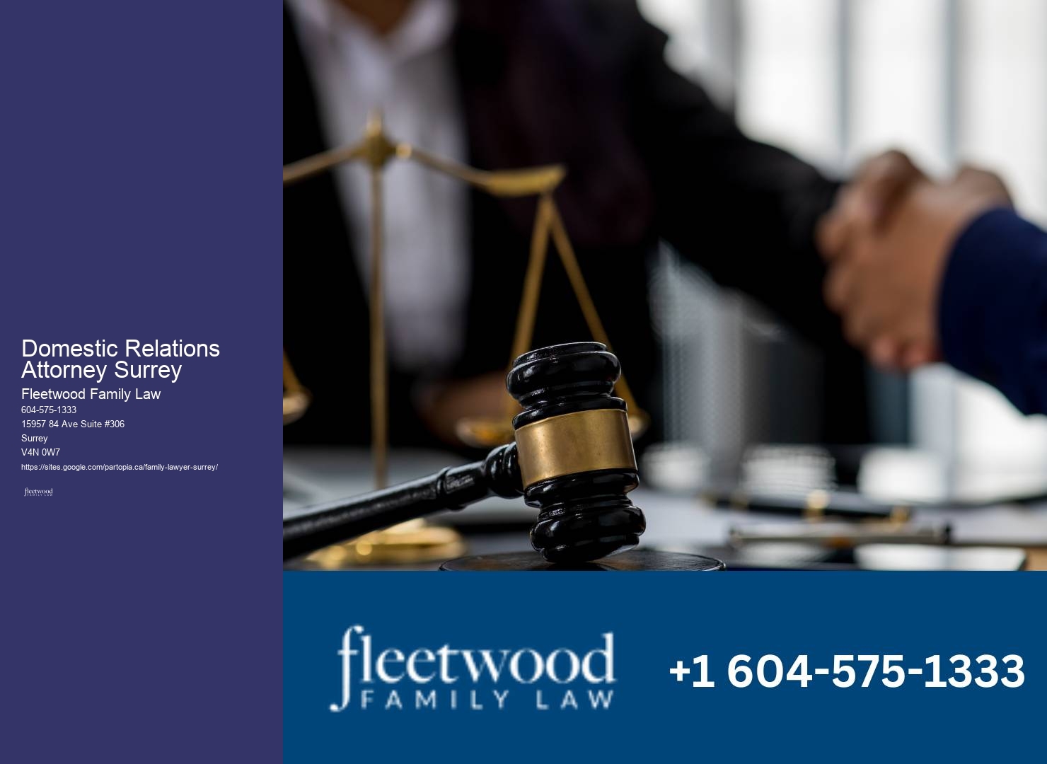 Domestic Relations Attorney Surrey Divorce Legal Help