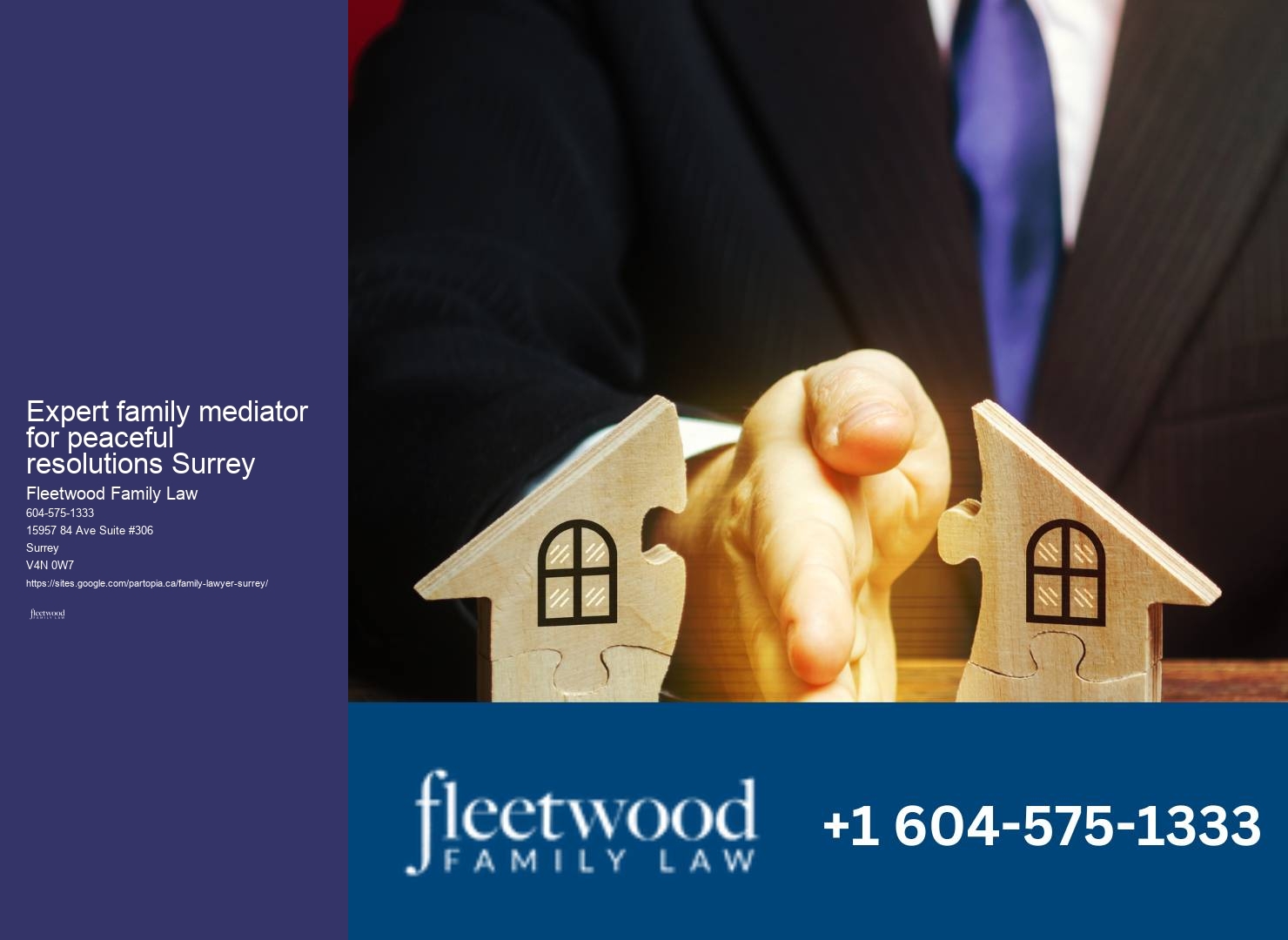 Expert family mediator for peaceful resolutions Surrey Family Law Advocate Near Me