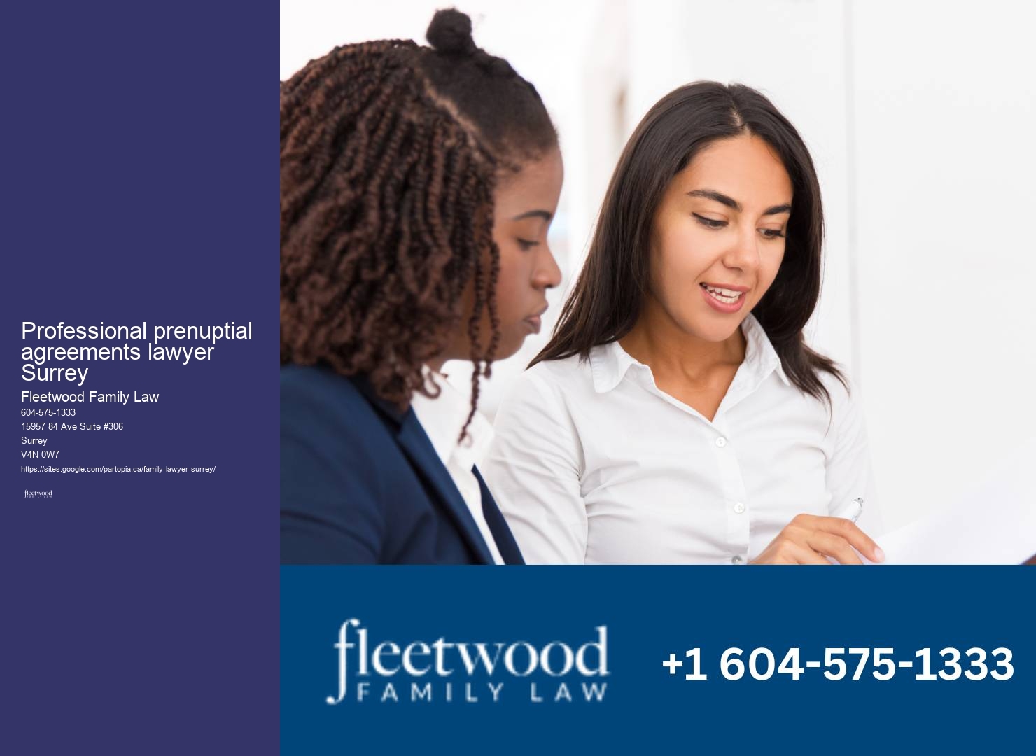 Professional prenuptial agreements lawyer Surrey Guardianship Rights