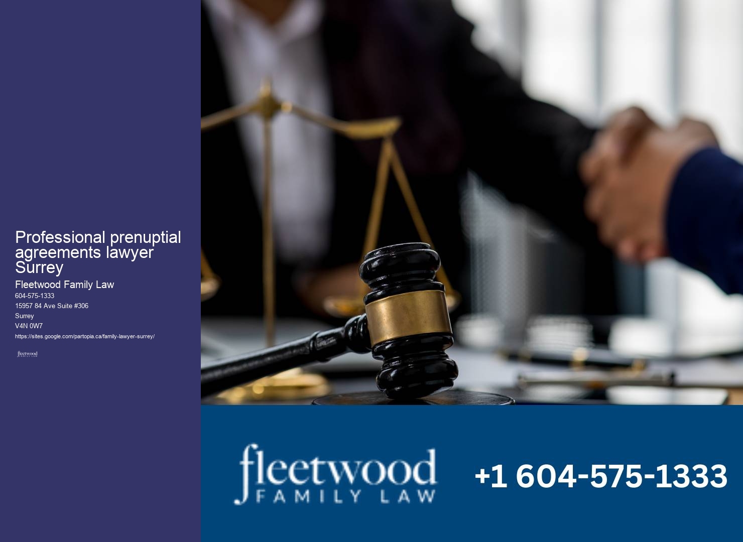 Professional prenuptial agreements lawyer Surrey Paternity Lawyer