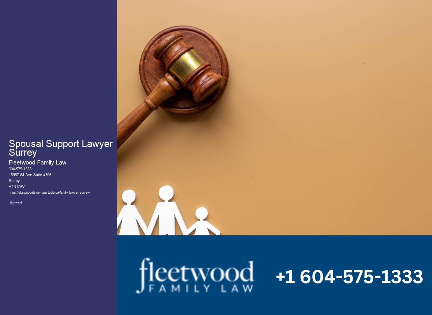 Family mediator Spousal Support Lawyer Surrey