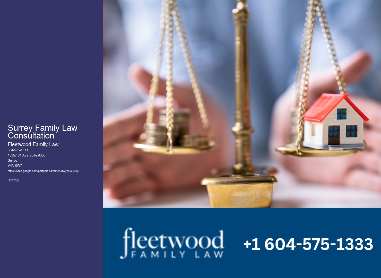 Surrey Family Law Consultation Spousal Support Attorney