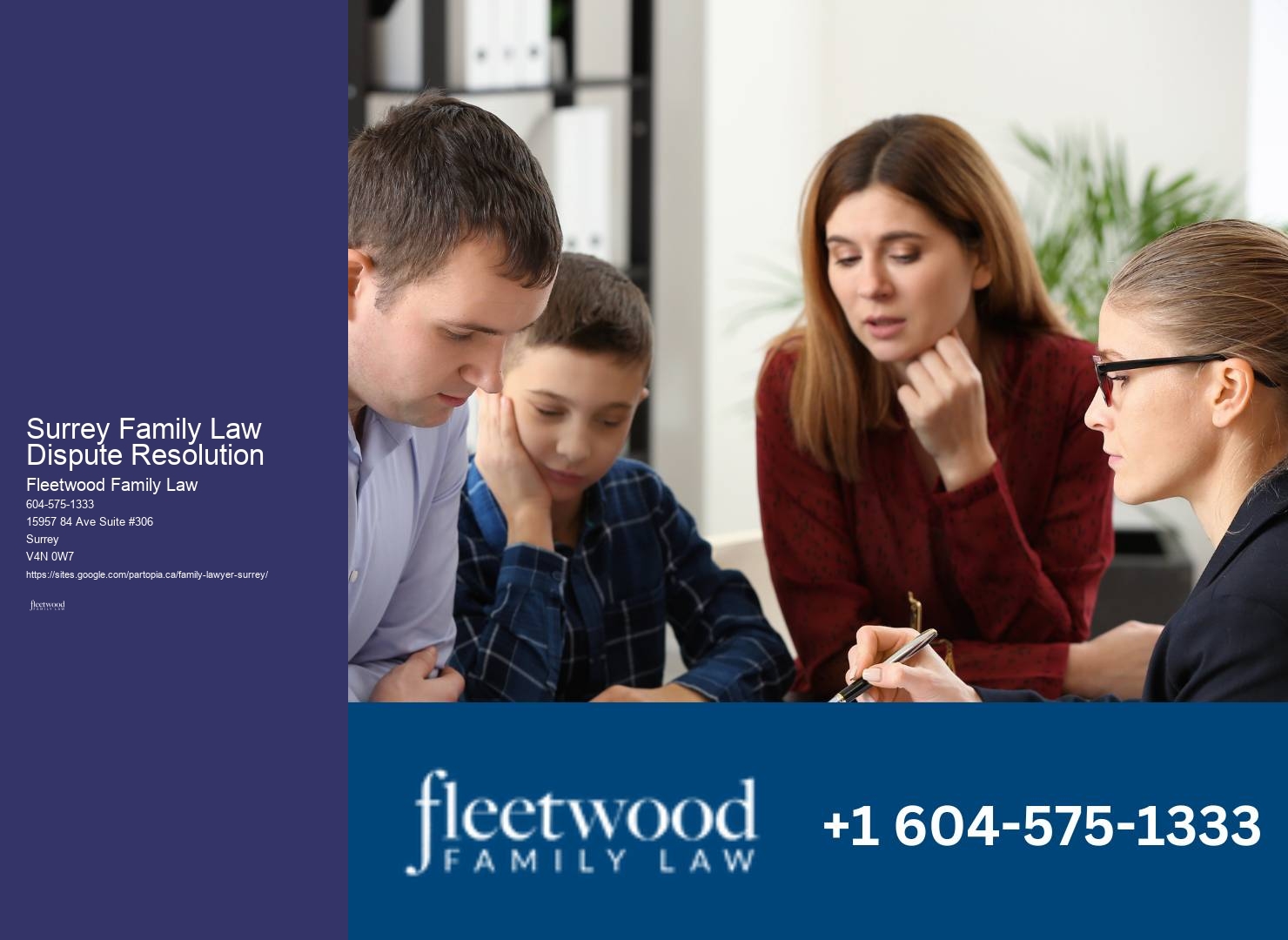 Spousal Support Agreement Surrey Family Law Dispute Resolution