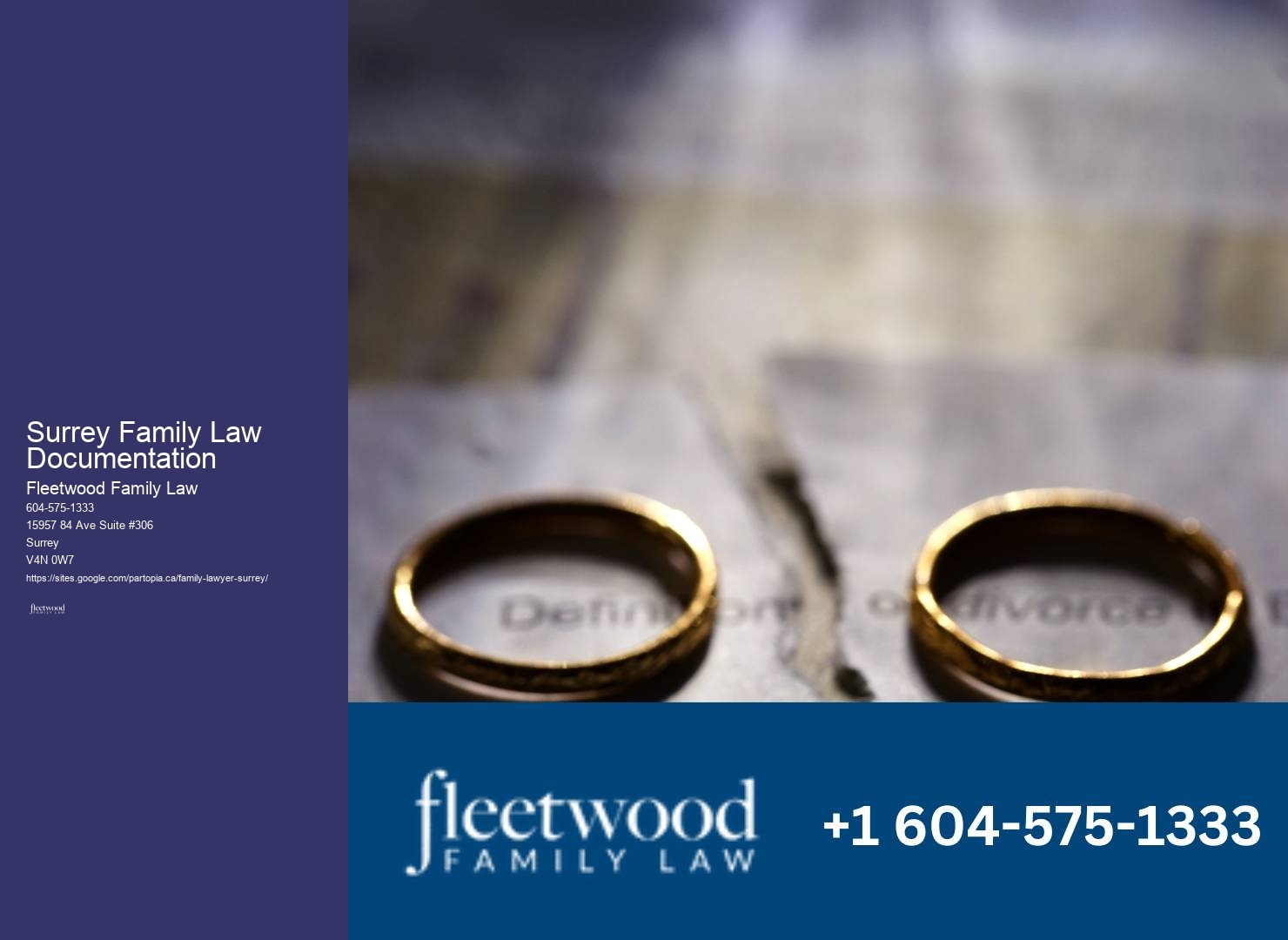 Surrey Family Law Documentation family law advice center