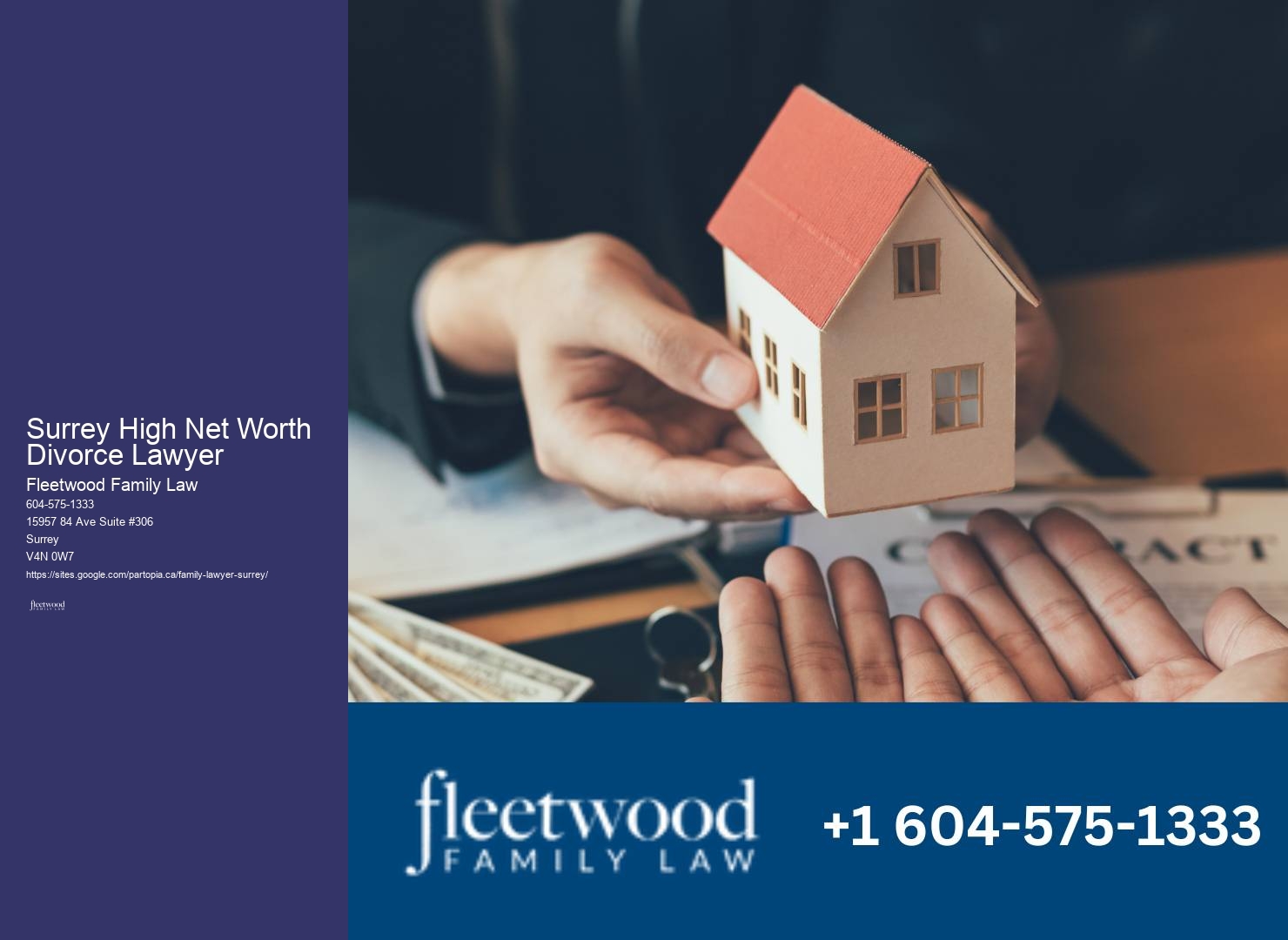 Surrey High Net Worth Divorce Lawyer child support legal advice