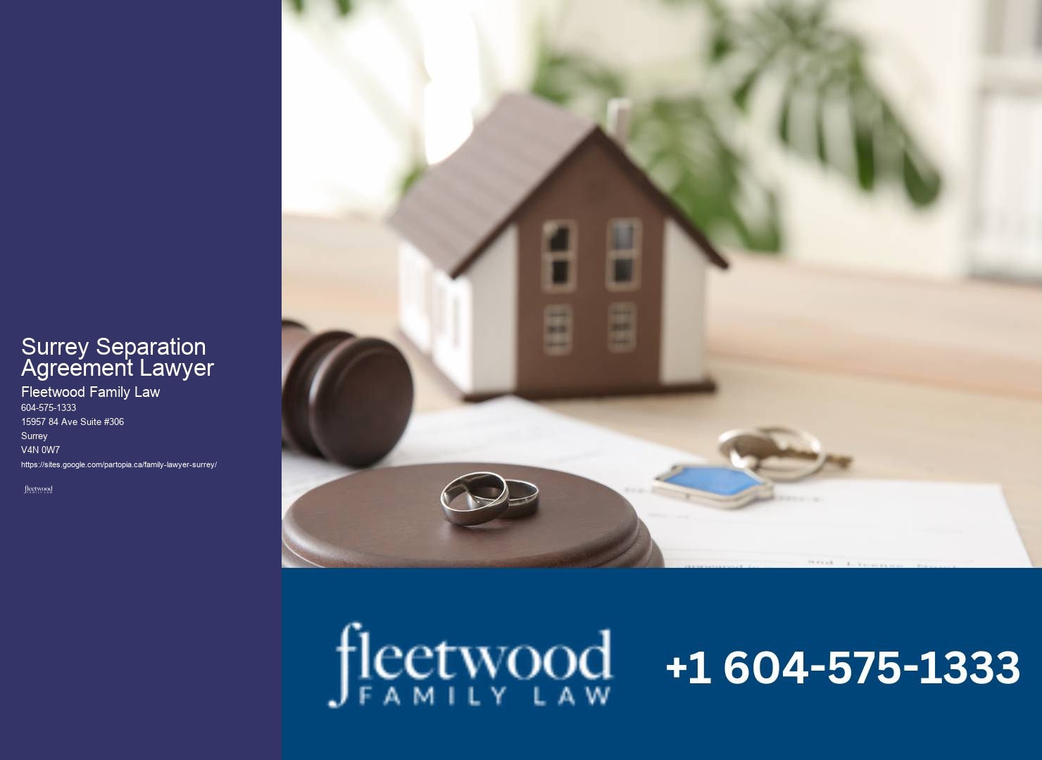Family Law Legal Help Surrey Separation Agreement Lawyer