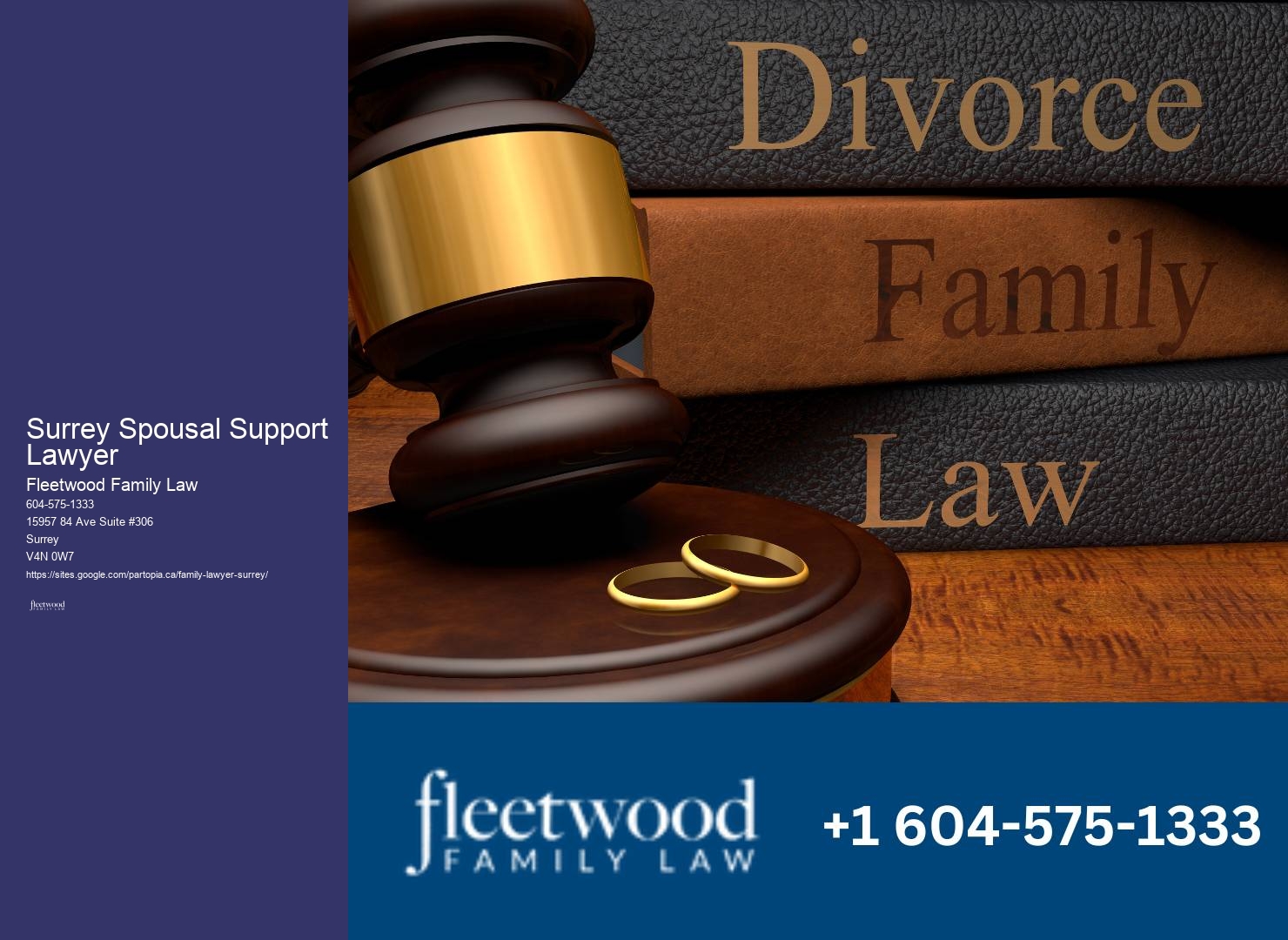 Surrey Spousal Support Lawyer divorce lawyer