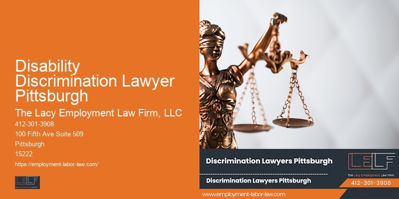 Attorney for Job Contract Disputes in Disability Discrimination Lawyer Pittsburgh