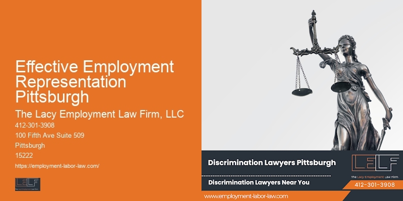 Effective Employment Representation Pittsburgh Attorney for Wrongful Dismissal Cases