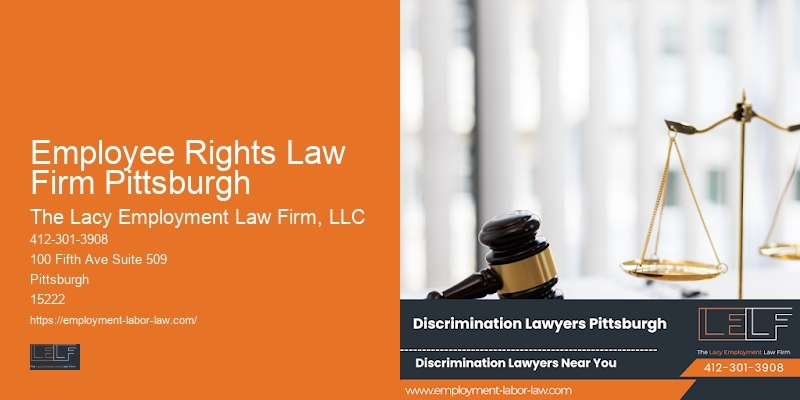 Executive Employment Law Services in Employee Rights Law Firm Pittsburgh