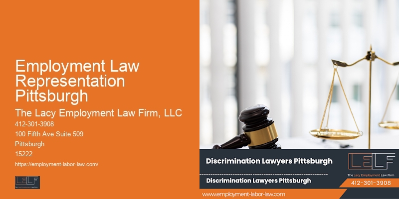 Employment Law Representation Pittsburgh wrongful termination lawyer