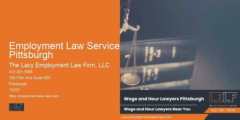Wrongful termination lawyer near me Employment Law Services Pittsburgh