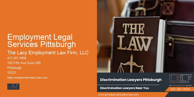 Employment Legal Services Pittsburgh Employee Rights Attorneys