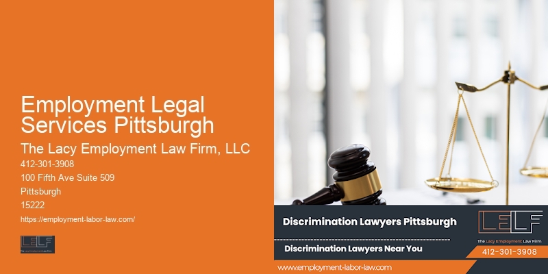 Legal assistance for Employment Legal Services Pittsburgh employment issues