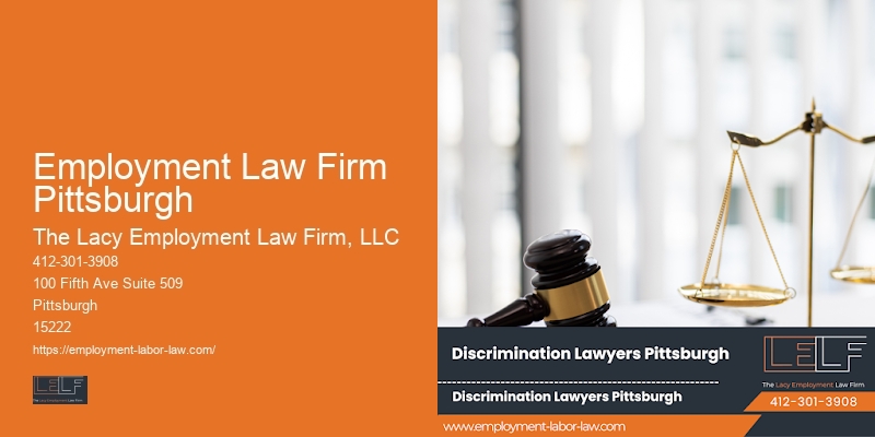 Civil rights violation attorney Employment Law Firm Pittsburgh