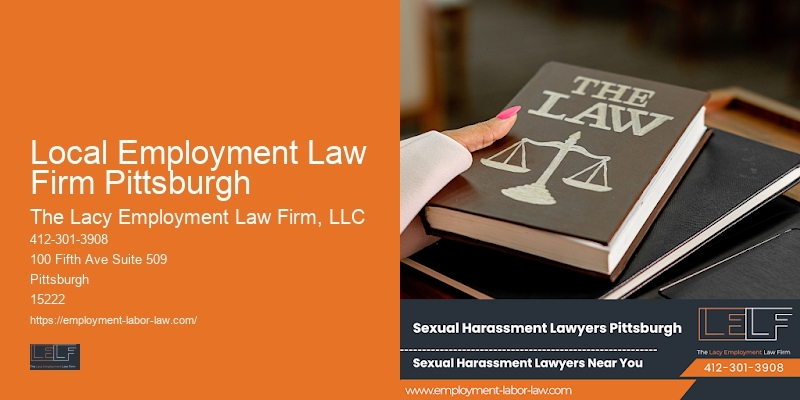 Local Employment Law Firm Pittsburgh workplace retaliation expert attorney