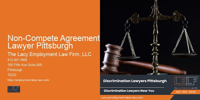 Non-Compete Agreement Lawyer Pittsburgh Employment Law Consultation