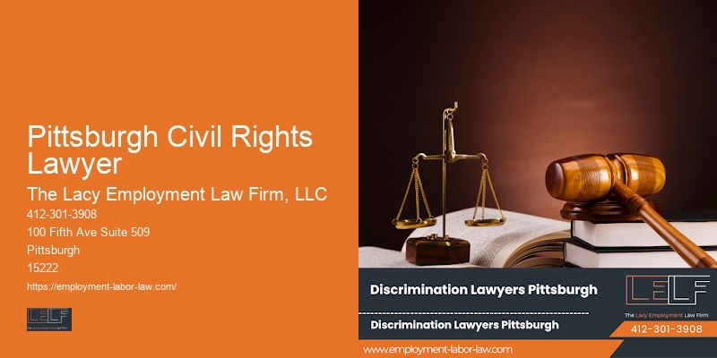 Pittsburgh Civil Rights Lawyer Workplace Discrimination Lawyers