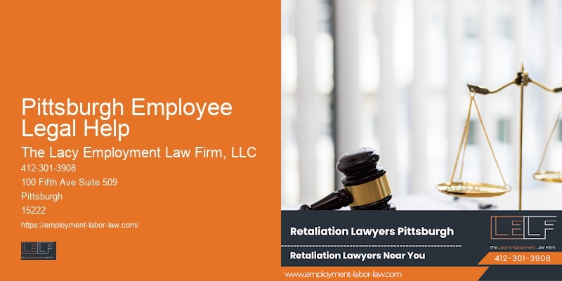 Workplace discrimination law firm Pittsburgh Employee Legal Help