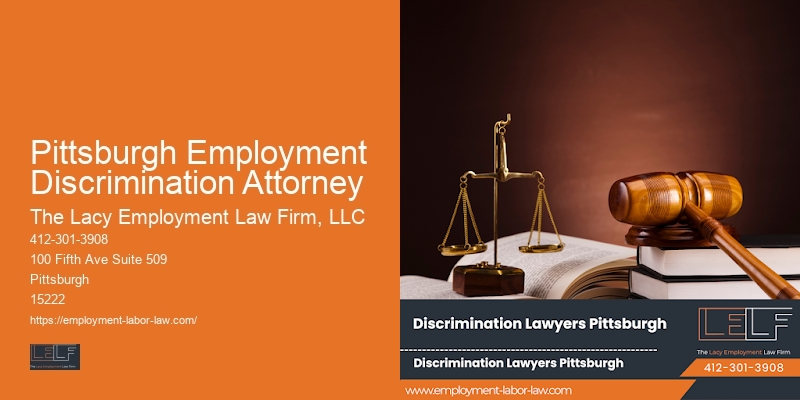 Pittsburgh Employment Discrimination Attorney Lawyer for Workplace Discrimination Issues