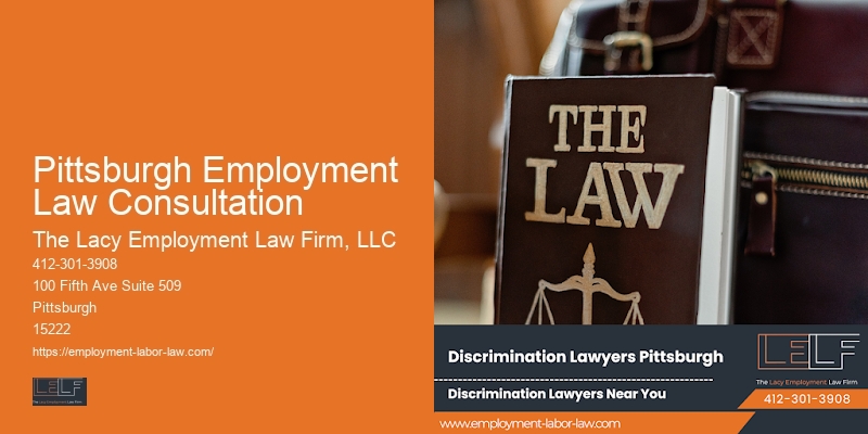 Employment Law Litigation Pittsburgh Employment Law Consultation