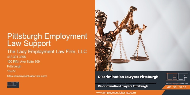 Workplace law attorney Pittsburgh Employment Law Support