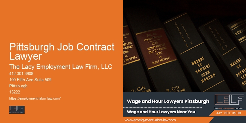Pittsburgh Job Contract Lawyer workplace accommodation lawyer
