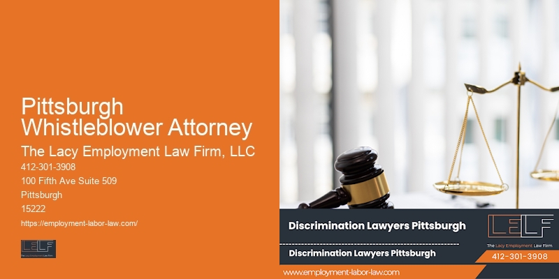 Pittsburgh Whistleblower Attorney employment law group