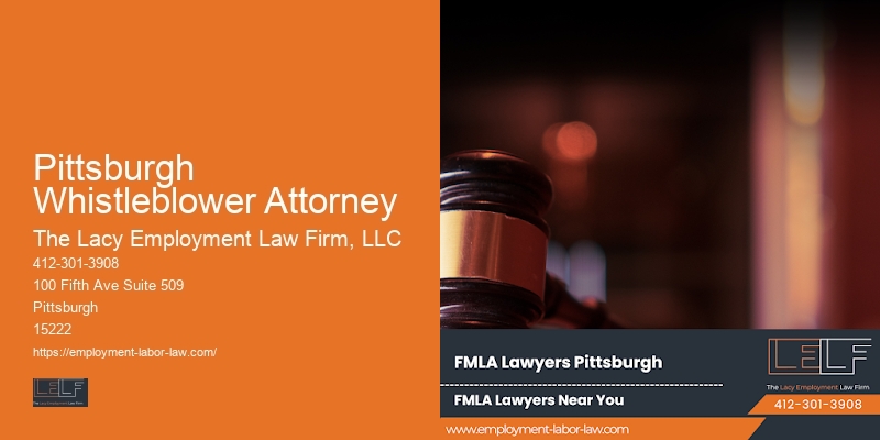 Attorney for Employment Disputes Resolution in Pittsburgh Whistleblower Attorney