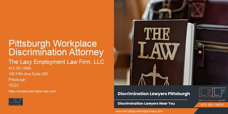 Pittsburgh Workplace Discrimination Attorney Employment Legal Help